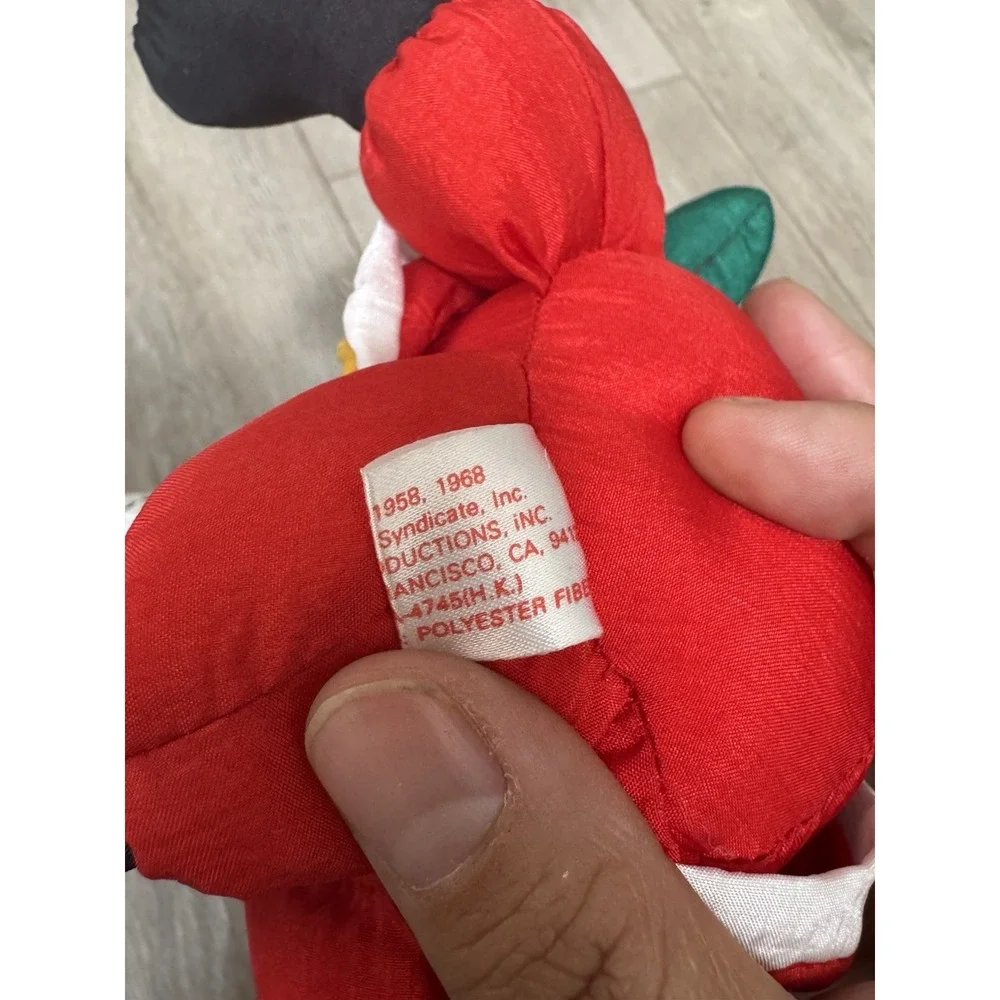 Christmas Santa Snoopy‎ Whitman's Plush 6.5